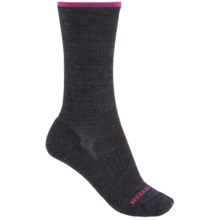 50%OFF レディースカジュアルソックス メレル疾走ソリッドクルーソックス - （女性用）メリノウール Merrell Scamper Solid Crew Socks - Merino Wool (For Women)画像